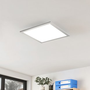 Prios LED paneel Gelora, 40 cm, 4.000 K, zilverkleurig, aluminium Prios LED paneel Gelora, 40 cm, 4.000 K, zilverkleurig, aluminium