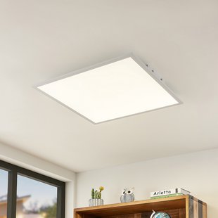 Lindby LED paneel Quais, 60 x 60 cm, wit, aluminium, 4.000K