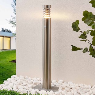Lindby Piper sensor-tuinpadverlichting van roestvrij staal Lindby Piper sensor-tuinpadverlichting van roestvrij staal