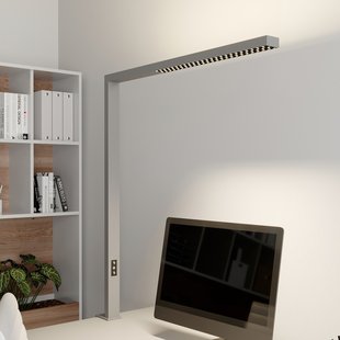 Arcchio LED klemlamp Jolinda, zilver, metaal, dimbaar Arcchio LED klemlamp Jolinda, zilver, metaal, dimbaar