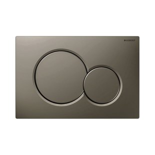 Bedieningsplaat Sigma by Geberit Frontbediening Mat Donkerbruin