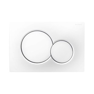 Bedieningsplaat Sigma by Geberit Frontbediening Mat Wit