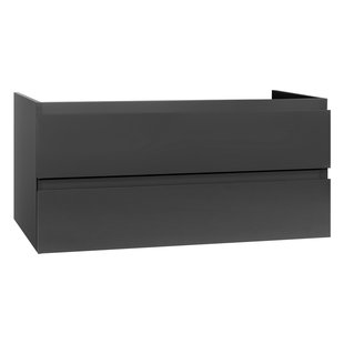 Badkamermeubelset BWS Sally 120 cm Twee Soft-Close Lades Mat Grijs