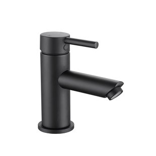 Wastafelkraan BWS | Colorato Ensy | Laag | Hendel Mat Zwart