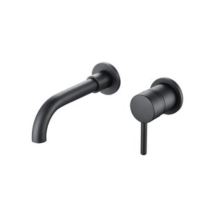 BWS Wastafelkraan Inbouw | Colorato | Incl. Inbouwdeel | Messing | Mat Zwart