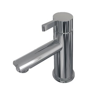 Wastafelmengkraan Brauer Chrome Edition Coldstart Opbouw Laag Halfronde Hendel Chroom