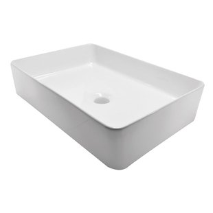 Opbouw Waskom BWS Loop 35x50x14,5 cm Glanzend Wit