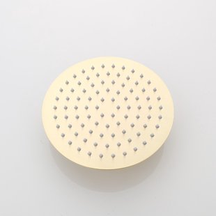 Hoofddouche BWS Gold Rond Geborsteld Messing Mat Goud 20 cm