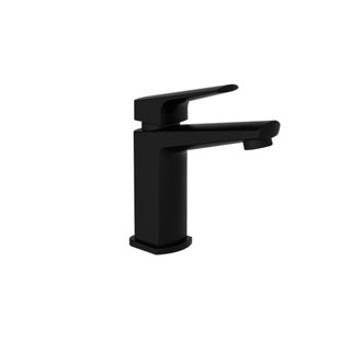 Wastafelkraan Schutte Raven Mengkraan Eéngreeps Zwart Met Click Waste