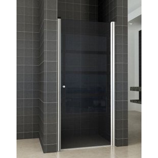 BWS Douchedeur | Profiel | 90x202cm | 8mm NANO Omkeerbaar Rookglas | Nisdeur