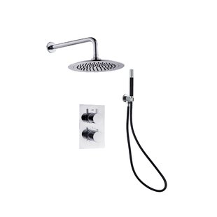 Inbouw Regendouche Set BWS Talpa Pro met Muuruitloop en Staaf Handdouche 20 cm