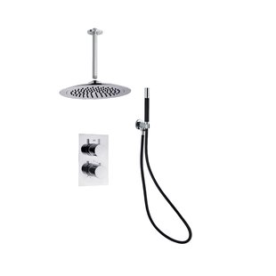 Inbouw Regendouche Set BWS Talpa Pro met Plafondarm en Staaf Handdouche 20 cm