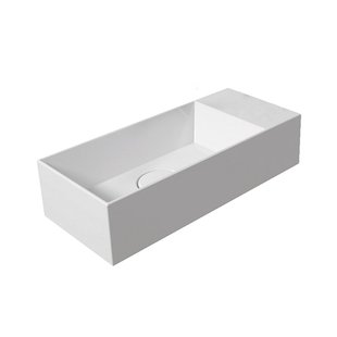 Fontein Salenzi Spy 45x20 cm Mat Wit zonder Kraangat (inclusief bijpassende clickwaste)