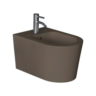 Bidet Salenzi Form Square Mat Donkerbruin (exclusief kraan)