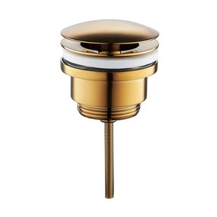 Vaste Waste Wiesbaden Caral Niet Afsluitbaar 5/4 Geborsteld Messing Goud