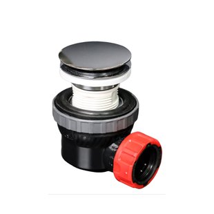 Clickwaste met Sifon Afsluitbaar Stankafsluiter Chroom