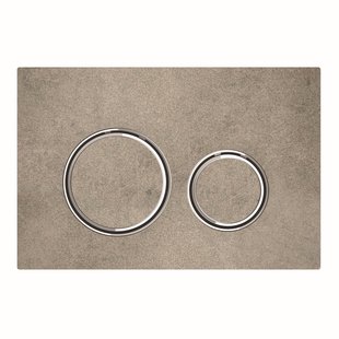 Bedieningsplaat Geberit Sigma 50 Round voor 2-toets Spoeling Chroom / Betonlook