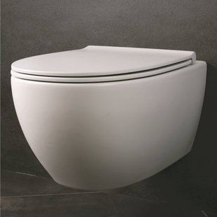 Wandcloset Globo 4 ALL 48x37 cm Rimless Mat Wit (Exl. zitting)