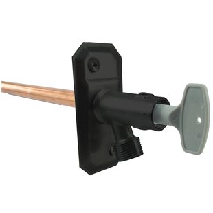 BWS vorstvrije buitenkraan 15x3/4 Mat Zwart