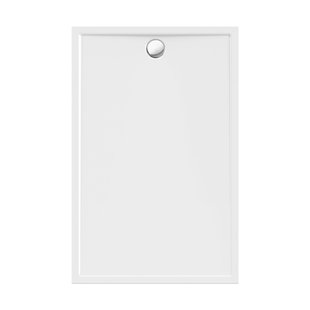 Douchebak BWS Rechthoek Zelfdragend Acryl 100x90x4cm Wit