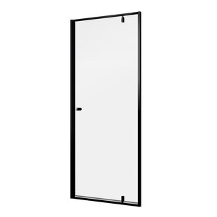 Sealskin Contour Nisdeur 90x200 cm 6mm Helderglas Mat Zwart