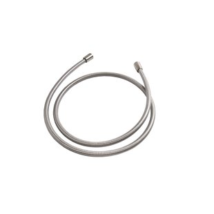 Hotbath Archie Doucheslang Geribbeld Met Transparante Kunststof Mantel 100 cm RVS 316 AR010IX