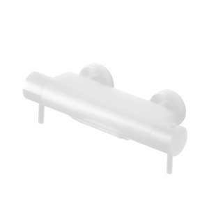 Badkraan Hotbath Cobber Thermostaat Waterval Uitloop Mat Wit