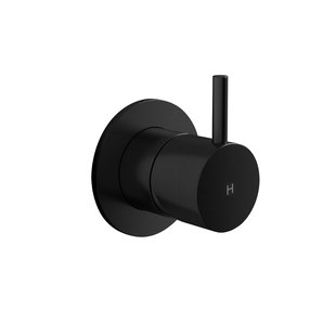 Inbouw Stopkraan Hotbath Cobber 1-hendel Mat Zwart (Warm) Inbouw Stopkraan Hotbath Cobber 1-hendel Mat Zwart (Warm)