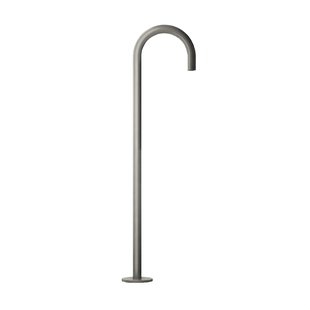 Baduitloop Hotbath Cobber Vrijstaand 106 cm Geborsteld Nikkel