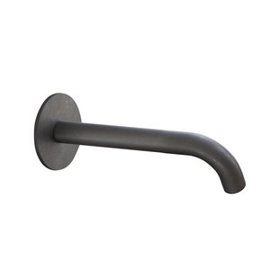 Wastafelkraan Uitloop Hotbath Cobber Rond 15 cm Verouderd IJzer