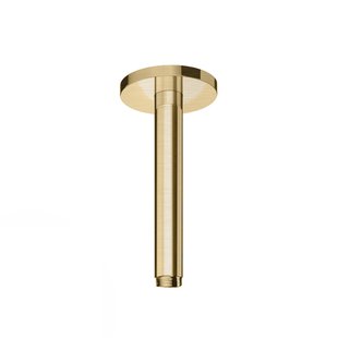 Plafondbuis Hotbath Cobber Rond 15 cm Geborsteld Messing PVD