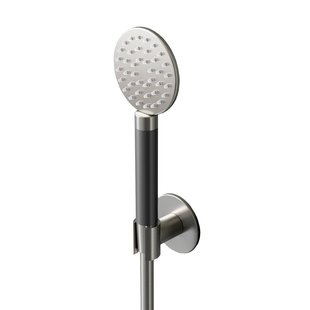Handdouche Hotbath Cobber Met Doucheslang En Wandsteun Aansluiting Geborsteld Nikkel Handdouche Hotbath Cobber Met Doucheslang En Wandsteun Aansluiting Geborsteld Nikkel