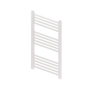 Designradiator BWS Vertico Multirail 80x60 cm Wit Zij-Onderaansluiting