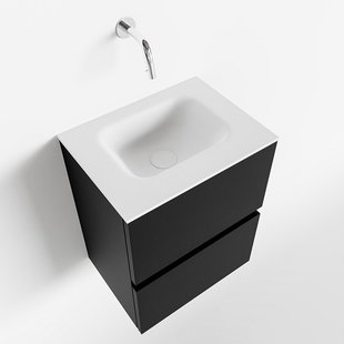 MONDIAZ ADA 40cm toiletmeubel urban. LEX wastafel talc midden zonder kraangat