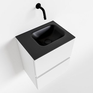 MONDIAZ ADA 40cm toiletmeubel talc. LEX wastafel urban links zonder kraangat