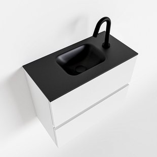 MONDIAZ ADA 60cm toiletmeubel talc. LEX wastafel urban midden 1 kraangat MONDIAZ ADA 60cm toiletmeubel talc. LEX wastafel urban midden 1 kraangat