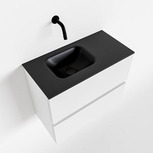 MONDIAZ ADA 60cm toiletmeubel talc. LEX wastafel urban links zonder kraangat