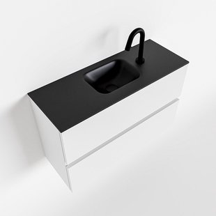 MONDIAZ ADA 80cm toiletmeubel talc. LEX wastafel urban midden 1 kraangat MONDIAZ ADA 80cm toiletmeubel talc. LEX wastafel urban midden 1 kraangat
