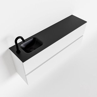 MONDIAZ ADA 120cm toiletmeubel talc. LEX wastafel urban links 1 kraangat