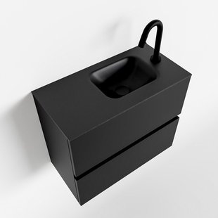 MONDIAZ ADA 60cm toiletmeubel urban. LEX wastafel urban rechts 1 kraangat