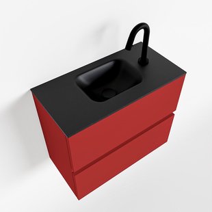 MONDIAZ ADA 60cm toiletmeubel fire. LEX wastafel urban midden 1 kraangat