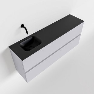 MONDIAZ ADA 120cm toiletmeubel cale. LEX wastafel urban links zonder kraangat
