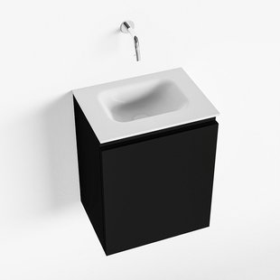 MONDIAZ OLAN 40cm toiletmeubel urban. LEX wastafel talc midden geen kraangat