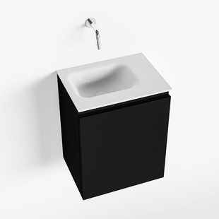 MONDIAZ OLAN 40cm toiletmeubel urban. LEX wastafel talc links geen kraangat