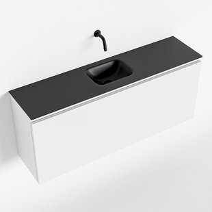 MONDIAZ OLAN 120cm toiletmeubel talc. LEX wastafel urban midden geen kraangat