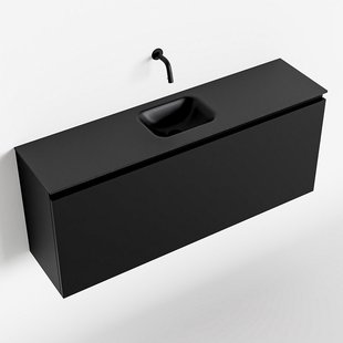 MONDIAZ OLAN 120cm toiletmeubel urban. LEX wastafel urban midden geen kraangat