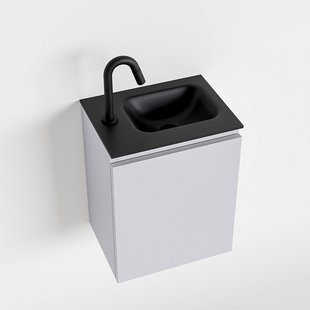 MONDIAZ OLAN 40cm toiletmeubel cale. LEX wastafel urban rechts 1 kraangat