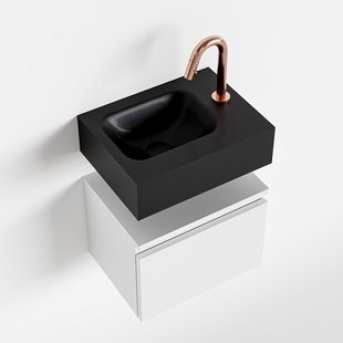 MONDIAZ ANDOR 40cm toiletmeubel talc. LEX 40cm wastafel urban links geen kraangat