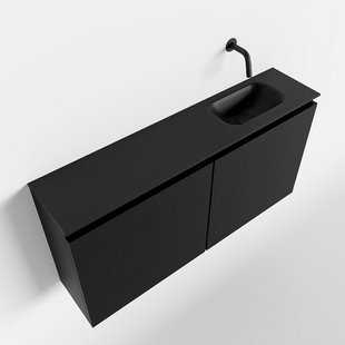 MONDIAZ TURE 100cm toiletmeubel urban. EDEN wastafel urban rechts geen kraangat