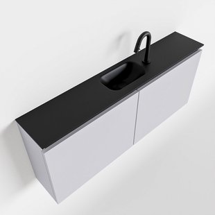 MONDIAZ TURE 120cm toiletmeubel cale. EDEN wastafel urban midden 1 kraangat